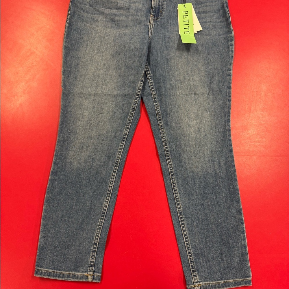 Calvin Klein Blue Ankle Cropped Jeans